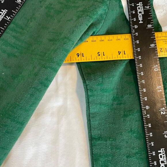 Michigan State Spartans Green Burn Out Zip-Up Hoodie Womens S Creative Apparel - Picture 10 of 10